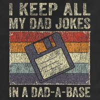 I Keep All My Dad Jokes In A Dad A Base Vintage Father Dad Beanie