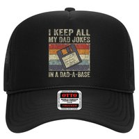 I Keep All My Dad Jokes In A Dad A Base Vintage Father Dad Hat
