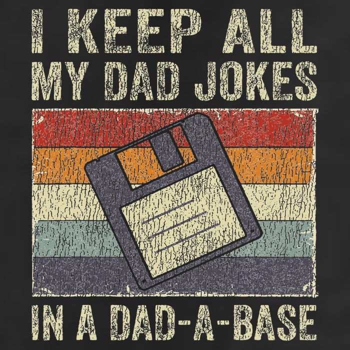 I Keep All My Dad Jokes In A Dad A Base Vintage Father Dad Hat