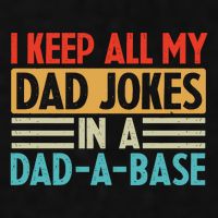 I Keep All My Dad Jokes In A Dad A Base Ladies PosiCharge Tri-Blend Wicking Tank