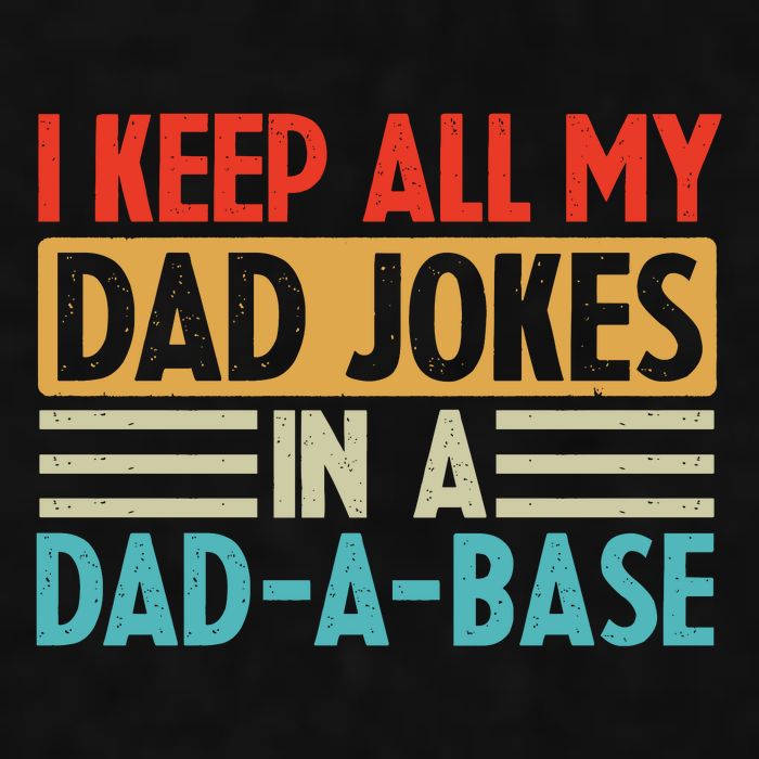 I Keep All My Dad Jokes In A Dad A Base Ladies PosiCharge Tri-Blend Wicking Tank