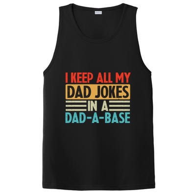I Keep All My Dad Jokes In A Dad A Base PosiCharge Competitor Tank