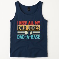 I Keep All My Dad Jokes In A Dad A Base Tank Top