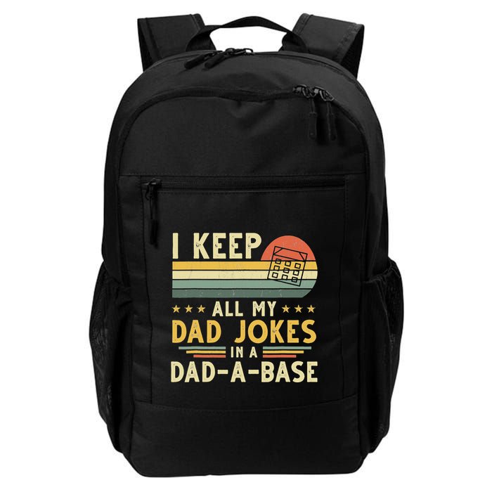 I Keep All My Dad Jokes In A Dad-A-Base Fathers Day Backpack
