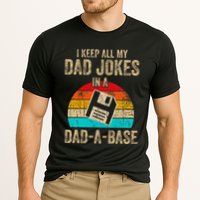 I Keep All My Dad Jokes In A Dadabase Vintage Fathers Day Performance Shirt