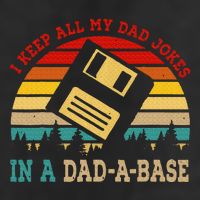 I Keep All My Dad Jokes In A Dad A Base Fathers Day Gift 25L Jumbo Tote