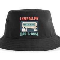 I Keep All My Dad Jokes In A Dad A Base Dad Jokes Funny Dad Father's Day Sustainable Bucket Hat