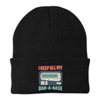 I Keep All My Dad Jokes In A Dad A Base Dad Jokes Funny Dad Father's Day Beanie