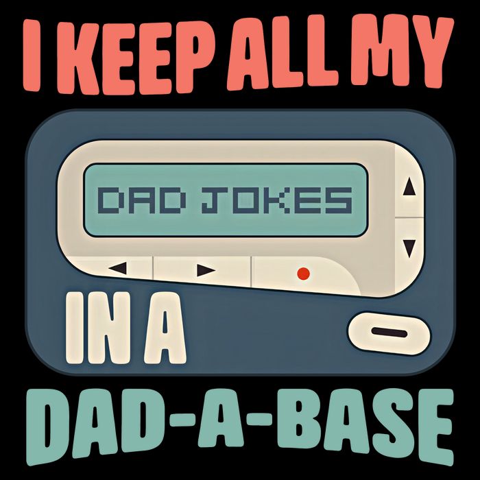 I Keep All My Dad Jokes In A Dad A Base Dad Jokes Funny Dad Father's Day 16 in Basic Backpack