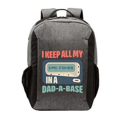 I Keep All My Dad Jokes In A Dad A Base Dad Jokes Funny Dad Father's Day Vector Backpack