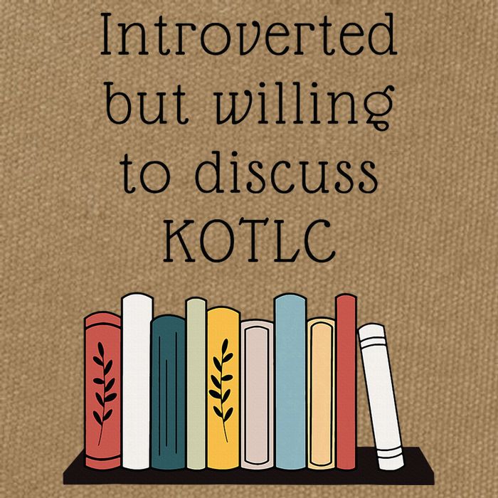 Introverted Kotlc Book Series Fan Sophie Foster Fan Cotton Canvas Backpack