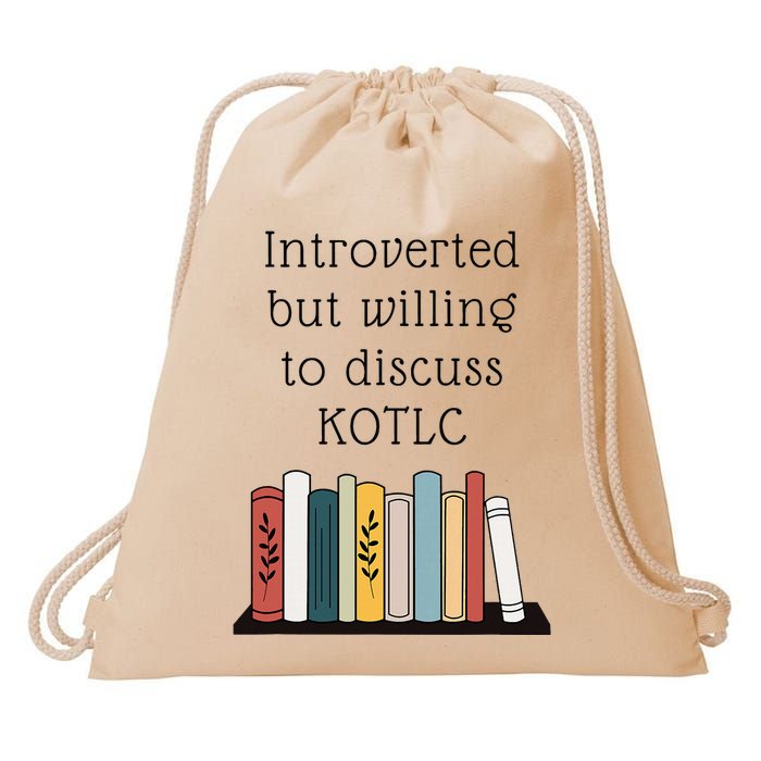 Introverted Kotlc Book Series Fan Sophie Foster Fan Drawstring Bag