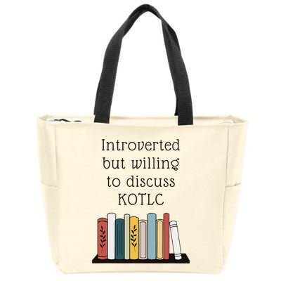 Introverted Kotlc Book Series Fan Sophie Foster Fan Zip Tote Bag