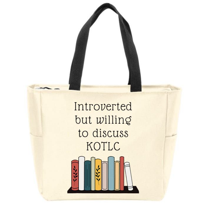 Introverted Kotlc Book Series Fan Sophie Foster Fan Zip Tote Bag