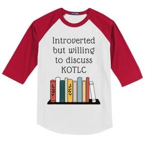 Introverted Kotlc Book Series Fan Sophie Foster Fan Kids Colorblock Raglan Jersey