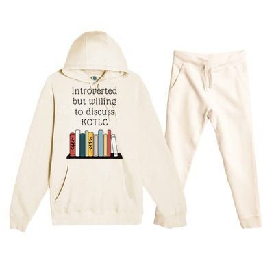 Introverted Kotlc Book Series Fan Sophie Foster Fan Premium Hooded Sweatsuit Set