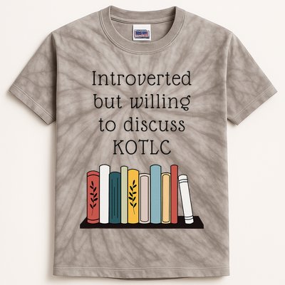 Introverted Kotlc Book Series Fan Sophie Foster Fan Kids Tie-Dye T-Shirt