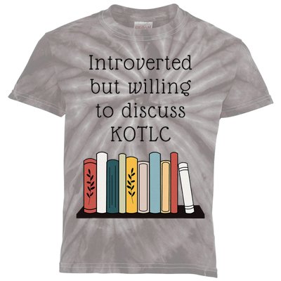 Introverted Kotlc Book Series Fan Sophie Foster Fan Kids Tie-Dye T-Shirt