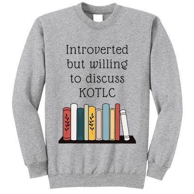 Introverted Kotlc Book Series Fan Sophie Foster Fan Tall Sweatshirt