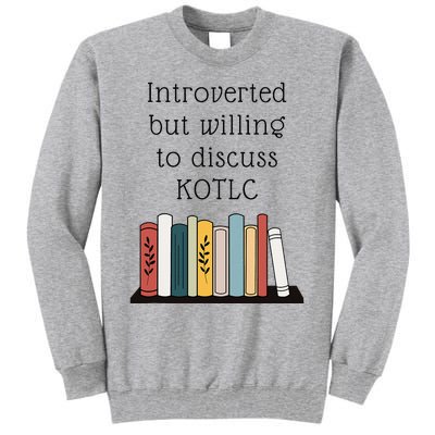 Introverted Kotlc Book Series Fan Sophie Foster Fan Tall Sweatshirt