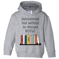 Introverted Kotlc Book Series Fan Sophie Foster Fan Toddler Hoodie
