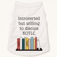 Introverted Kotlc Book Series Fan Sophie Foster Fan Doggie Tank