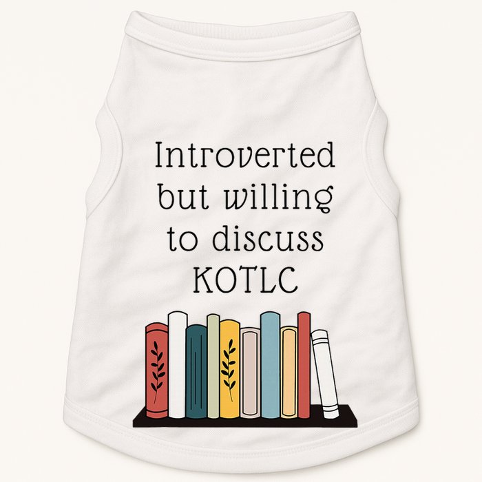 Introverted Kotlc Book Series Fan Sophie Foster Fan Doggie Tank