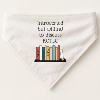 Introverted Kotlc Book Series Fan Sophie Foster Fan USA-Made Doggie Bandana