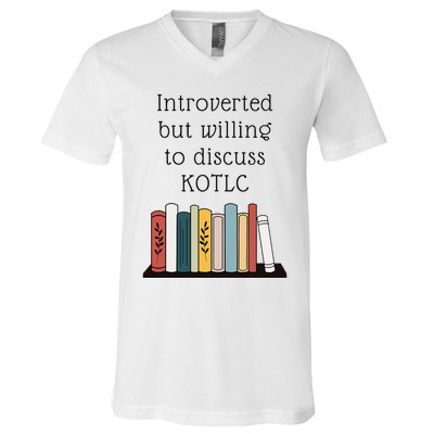 Introverted Kotlc Book Series Fan Sophie Foster Fan V-Neck T-Shirt