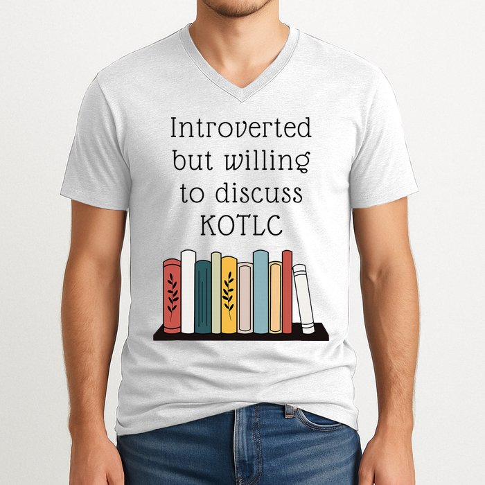 Introverted Kotlc Book Series Fan Sophie Foster Fan V-Neck T-Shirt