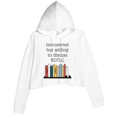 Introverted Kotlc Book Series Fan Sophie Foster Fan Crop Fleece Hoodie