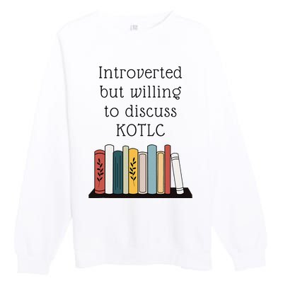 Introverted Kotlc Book Series Fan Sophie Foster Fan Premium Crewneck Sweatshirt