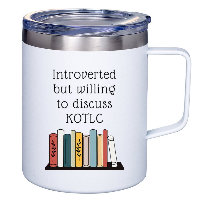 Introverted Kotlc Book Series Fan Sophie Foster Fan 12oz Stainless Steel Coffee Mug