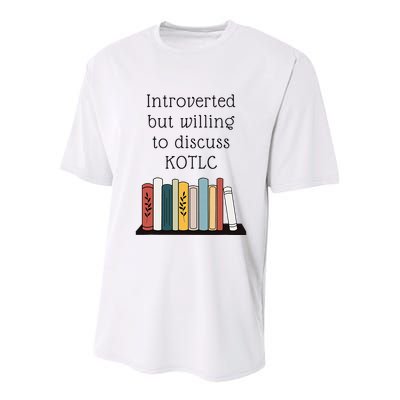 Introverted Kotlc Book Series Fan Sophie Foster Fan Youth Performance Sprint T-Shirt