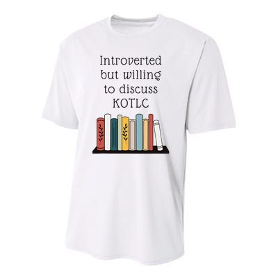 Introverted Kotlc Book Series Fan Sophie Foster Fan Youth Performance Sprint T-Shirt