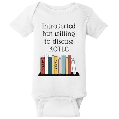 Introverted Kotlc Book Series Fan Sophie Foster Fan Baby Bodysuit