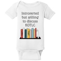Introverted Kotlc Book Series Fan Sophie Foster Fan Baby Bodysuit