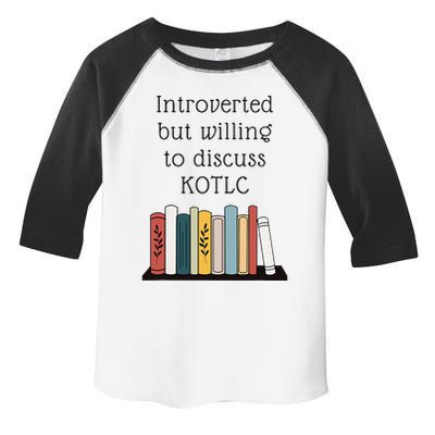 Introverted Kotlc Book Series Fan Sophie Foster Fan Toddler Fine Jersey T-Shirt