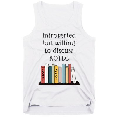 Introverted Kotlc Book Series Fan Sophie Foster Fan Tank Top