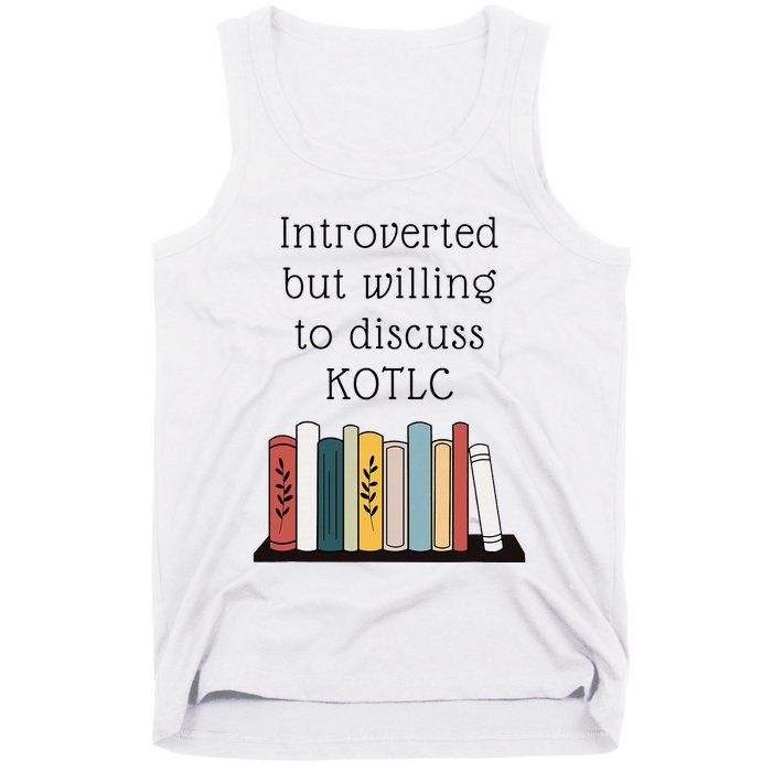 Introverted Kotlc Book Series Fan Sophie Foster Fan Tank Top