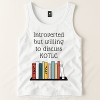 Introverted Kotlc Book Series Fan Sophie Foster Fan Tank Top