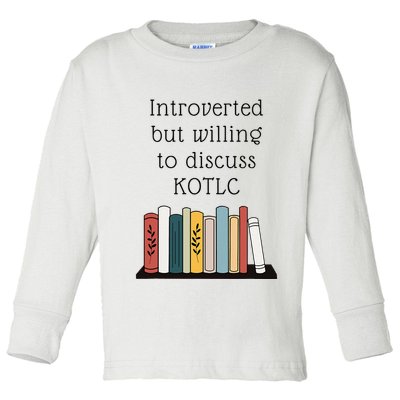 Introverted Kotlc Book Series Fan Sophie Foster Fan Toddler Long Sleeve Shirt