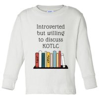Introverted Kotlc Book Series Fan Sophie Foster Fan Toddler Long Sleeve Shirt