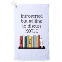 Introverted Kotlc Book Series Fan Sophie Foster Fan Golf Towel