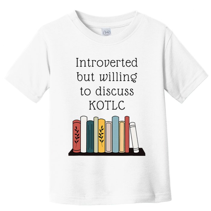Introverted Kotlc Book Series Fan Sophie Foster Fan Toddler T-Shirt