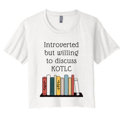Introverted Kotlc Book Series Fan Sophie Foster Fan Crop Top