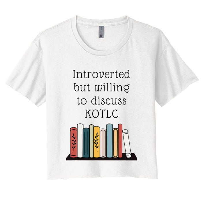 Introverted Kotlc Book Series Fan Sophie Foster Fan Crop Top