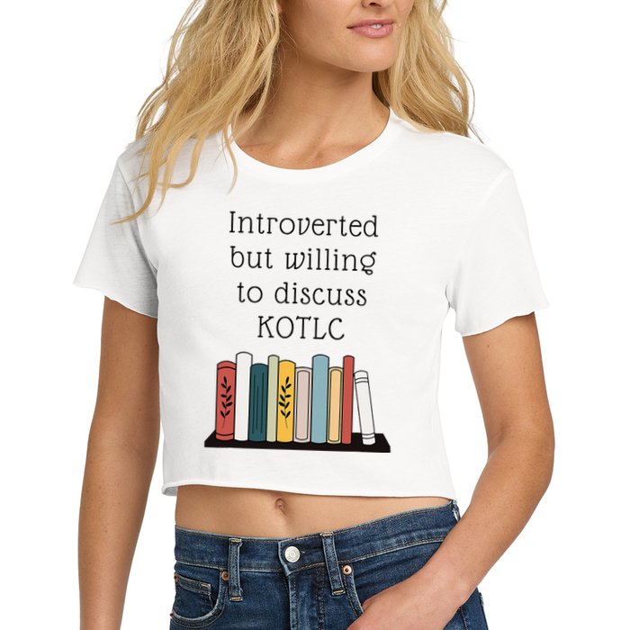 Introverted Kotlc Book Series Fan Sophie Foster Fan Crop Top