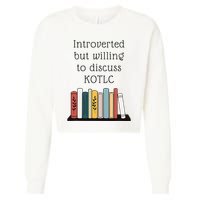 Introverted Kotlc Book Series Fan Sophie Foster Fan Cropped Pullover Crew