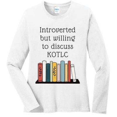 Introverted Kotlc Book Series Fan Sophie Foster Fan Ladies Long Sleeve Shirt